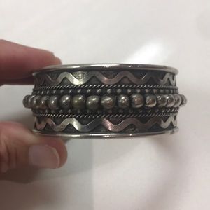 3/4” Silver Cuff Bracelet
